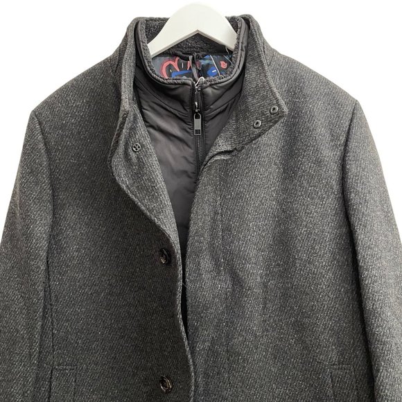 Ted Baker Margate Funnel Neck Coat Ted Size 6 (US Size 2XL) - Picture 2 of 13